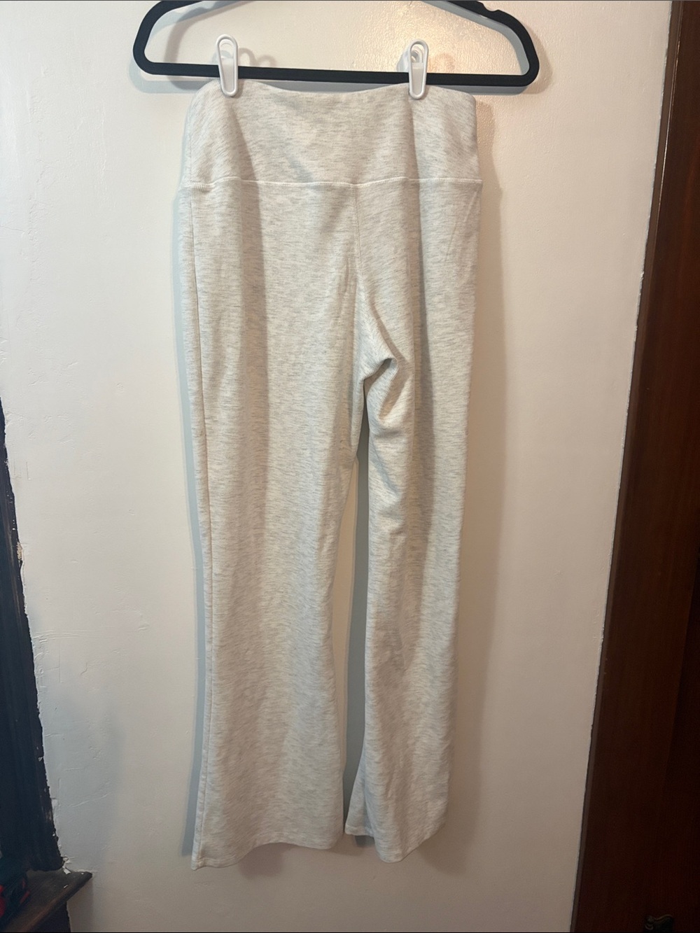 Women's White Wide-Leg Lounge Pants